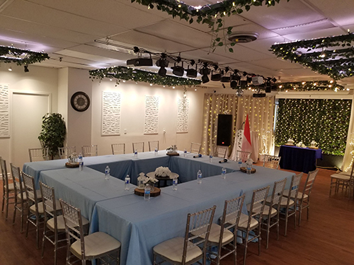 Lafiesta Hall banquet setup
